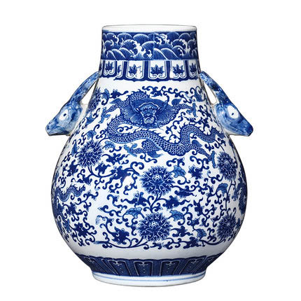 Compatible porcelain for Jahrriesnge binaural dragon pattern vase cna0565 Compatible porcelain Jahrriesnge for binaural dragon pattern vase cna0565
