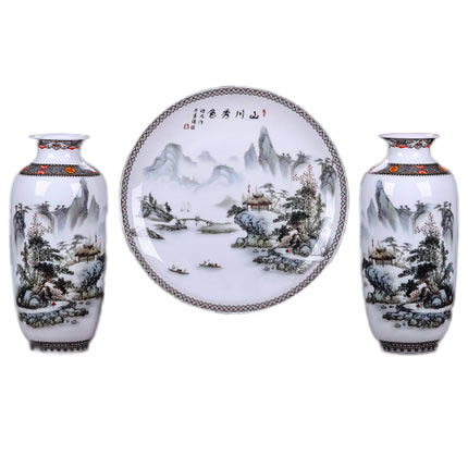 Compatible porcelain for Jahrriesnge vase set three pieces cna0571 Compatible porcelain Jahrriesnge for vase set three pieces cna0571