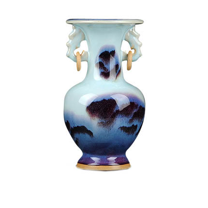 Compatible porcelain for Jahrriesnge Jun porcelain double ears kiln change vase cna0608 Compatible porcelain Jahrriesnge for Jun porcelain double ears kiln change vase cna0608