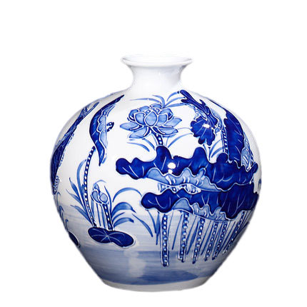 Compatible porcelain for Jahrriesnge relief lotus vase cna0904 Compatible porcelain Jahrriesnge for relief lotus vase cna0904