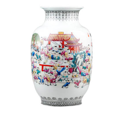 Compatible porcelain for Jahrriesnge one hundred children vase cna0998 Compatible porcelain Jahrriesnge for one hundred children vase cna0998