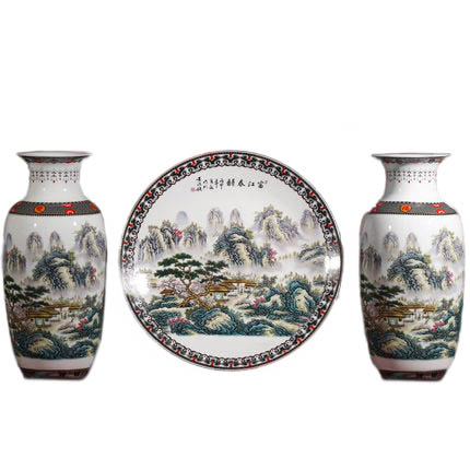Compatible porcelain for Jahrriesnge spring vase set 3pcs cna1046 Compatible porcelain Jahrriesnge for spring vase set 3pcs cna1046