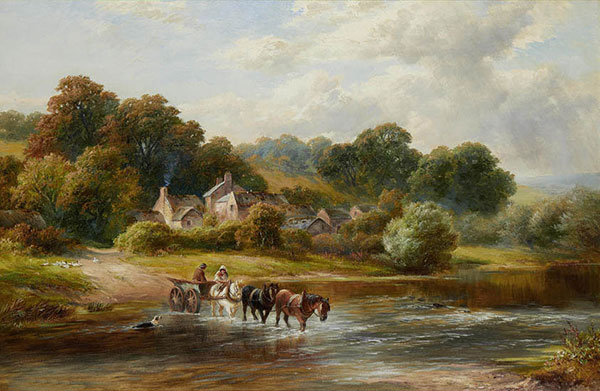 Compatible Landscape for JAHRRIESNGE horse-crossing-the-river-lpf01420 Compatible Landscape JAHRRIESNGE for horse-crossing-the-river-lpf01420