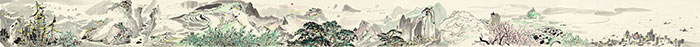Compatible Landscape for JAHRRIESNGE Long scroll landscape painting lpf09114 Compatible Landscape JAHRRIESNGE for Long scroll landscape painting lpf09114