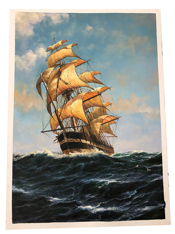 Compatible Oil Painting for JAHRRIESNGE ship-lpg0062 Compatible Oil Painting JAHRRIESNGE for ship-lpg0062