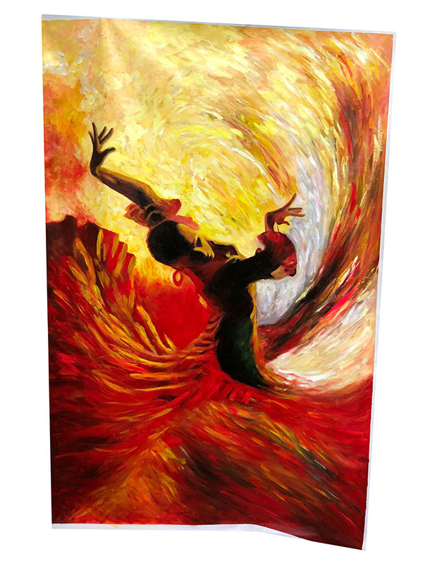 Compatible Oil Painting for JAHRRIESNGE dancer-lpg0084 Compatible Oil Painting JAHRRIESNGE for dancer-lpg0084
