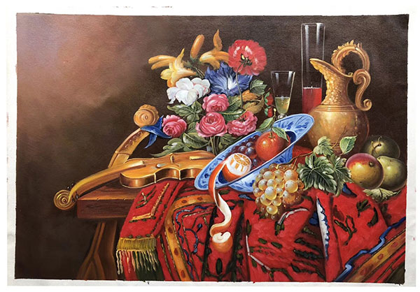 Compatible Oil Painting for JAHRRIESNGE fruit-lpg0389 Compatible Oil Painting JAHRRIESNGE for fruit-lpg0389