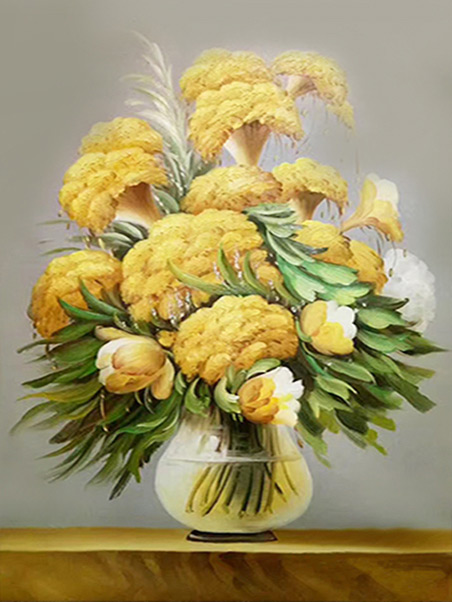 Compatible Still Life for Jahrriesnge yellow-cockscomb-flower-lpg0887 Compatible Still Life Jahrriesnge for yellow-cockscomb-flower-lpg0887
