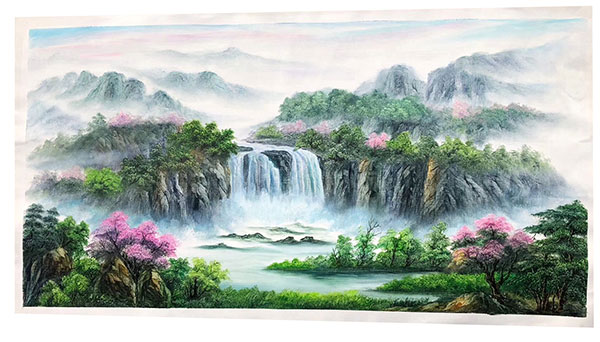 Compatible Landscape for JAHRRIESNGE waterfall-lpg1764 Compatible Landscape JAHRRIESNGE for waterfall-lpg1764