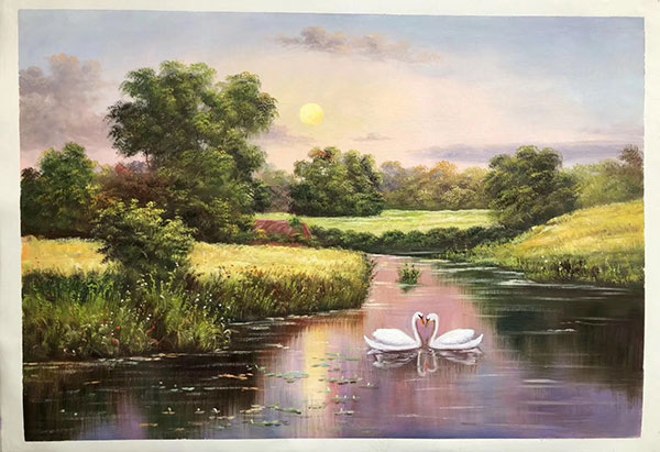 Compatible Landscape for JAHRRIESNGE swans lpg2467 Compatible Landscape JAHRRIESNGE for swans lpg2467